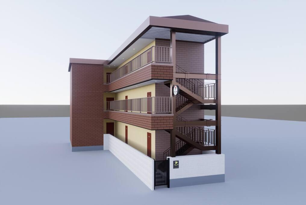 103号室花園町駅と萩之茶屋駅各2分ベット2台専用バスルーム付きアクセス抜群 Apartment
